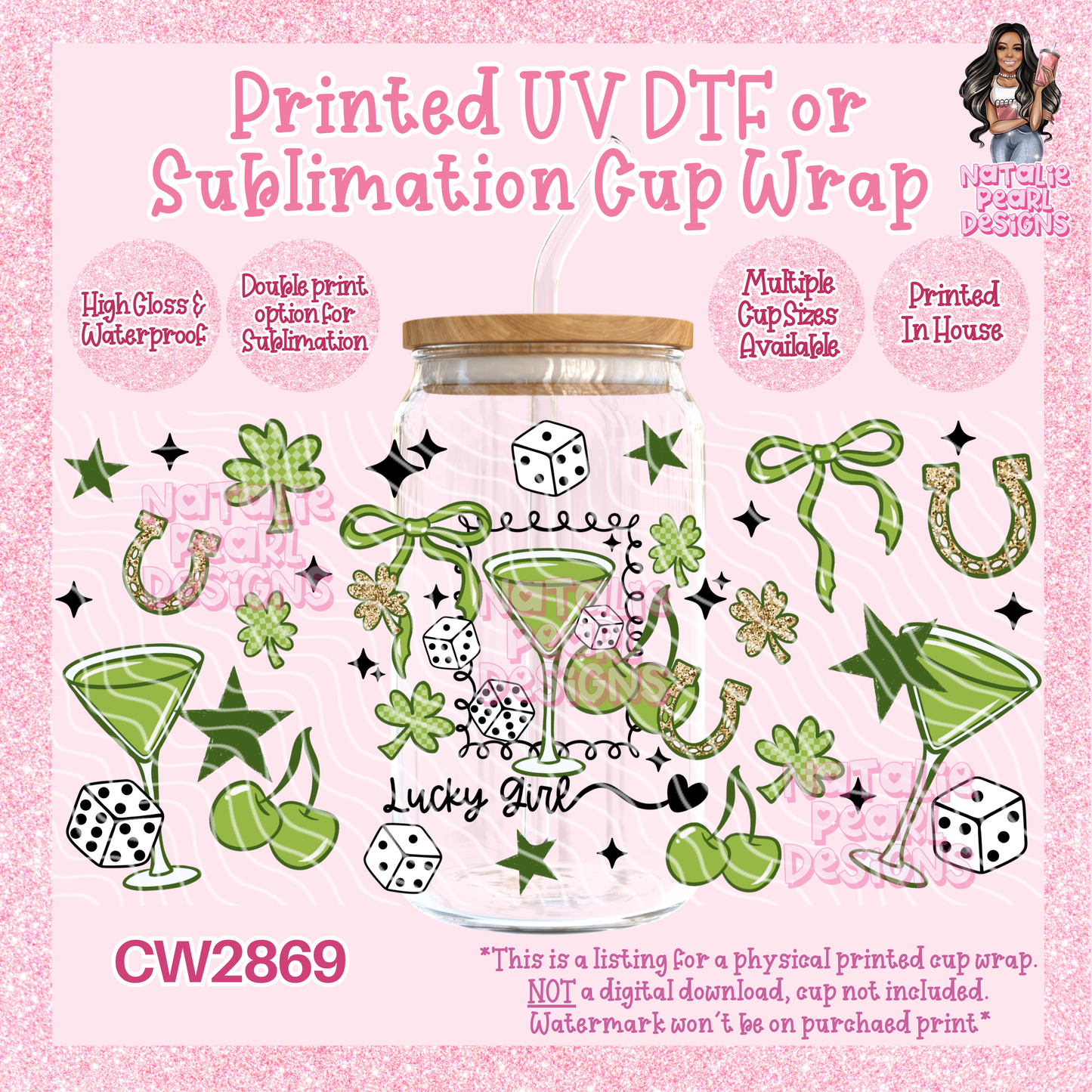 CW2869 UV DTF/SUB Cup Wraps