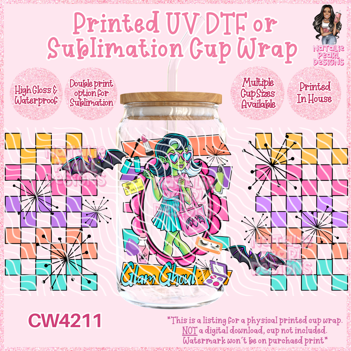 CW4211 UV DTF/SUB Cup Wraps