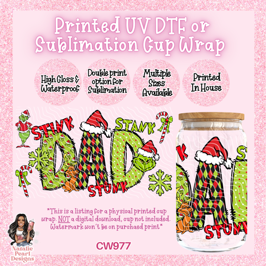 CW977 UV DTF/SUB Cup Wrap