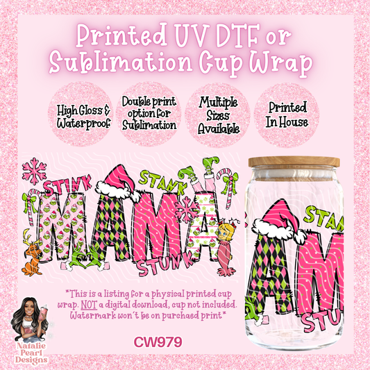 CW979 UV DTF/SUB Cup Wrap
