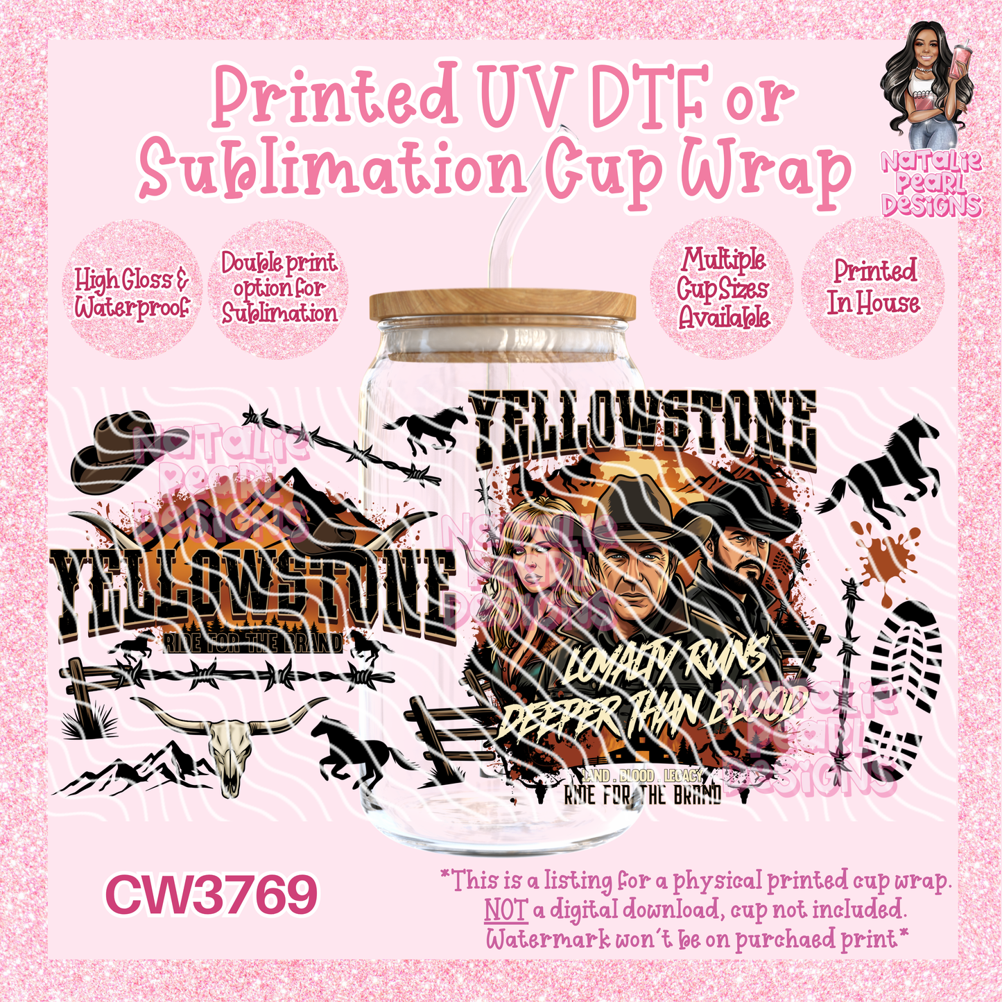 CW3769 UV DTF/SUB Cup Wraps