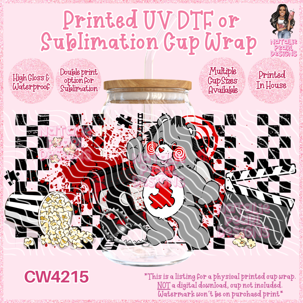 CW4215 UV DTF/SUB Cup Wraps