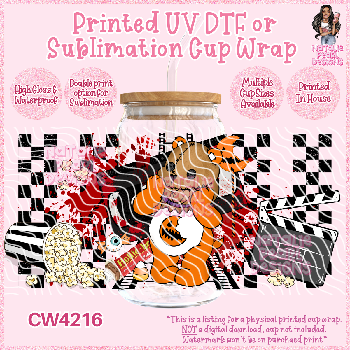 CW4216 UV DTF/SUB Cup Wraps