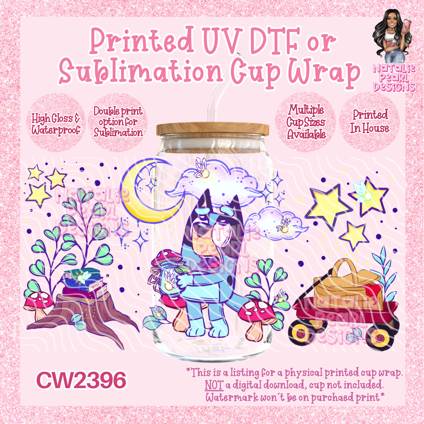 CW2396 UV DTF/SUB Cup Wraps