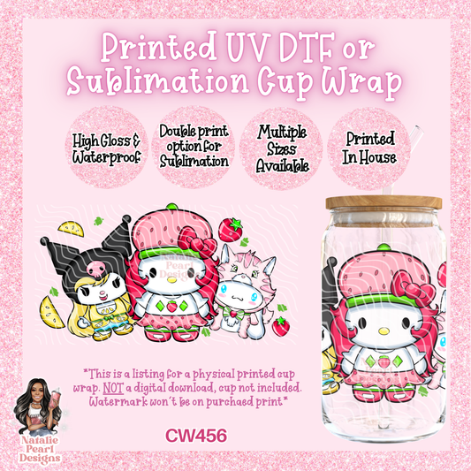 CW456 UV DTF/SUB Cup Wrap