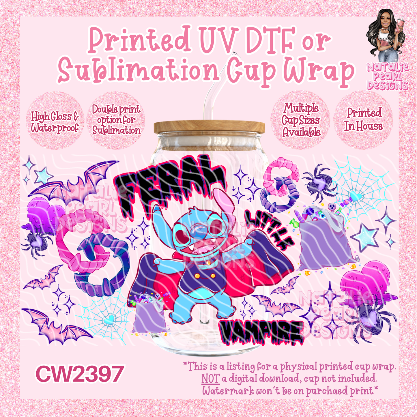 CW2397 UV DTF/SUB Cup Wraps