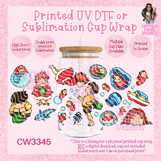 CW3345 UV DTF/SUB Cup Wraps
