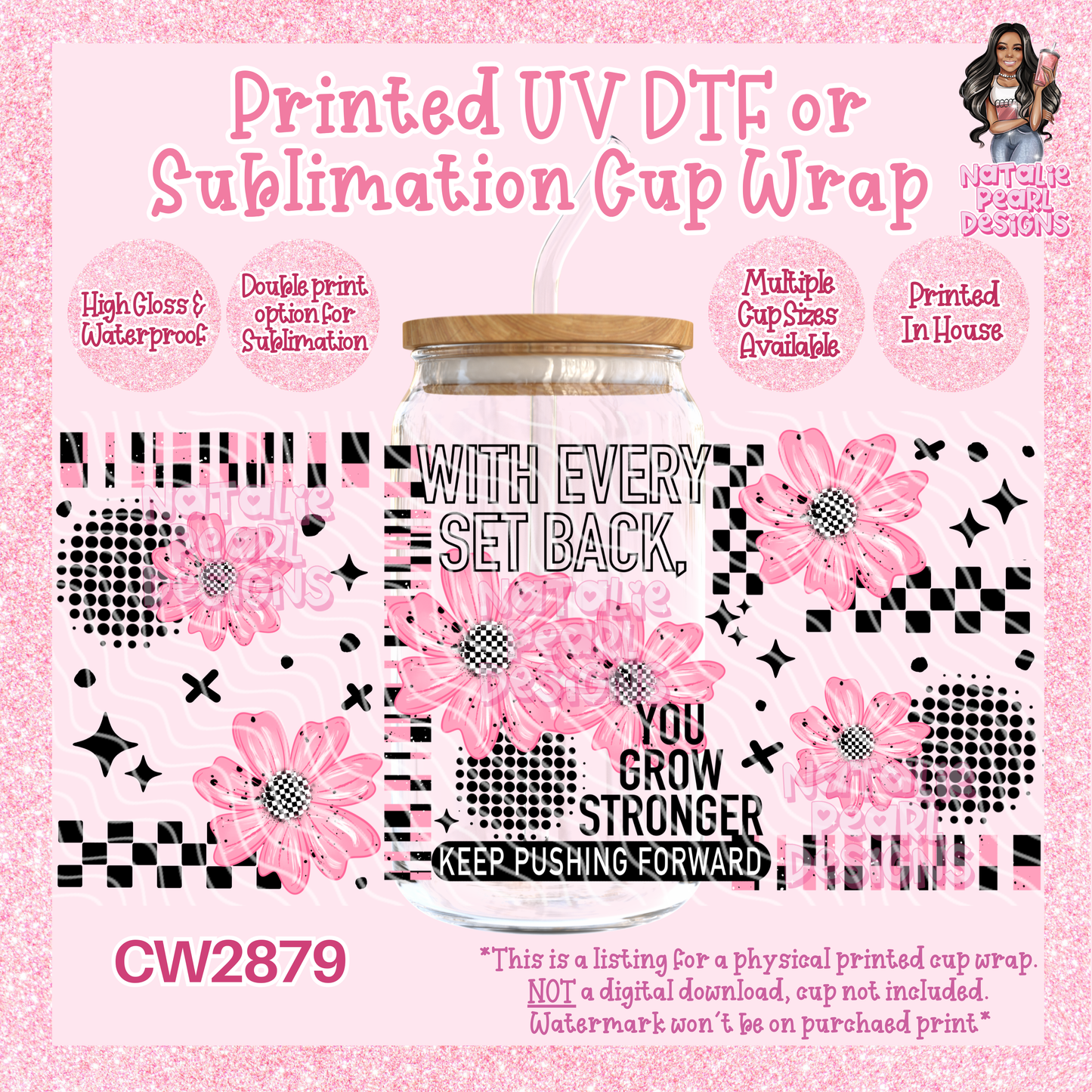 CW2879 UV DTF/SUB Cup Wraps