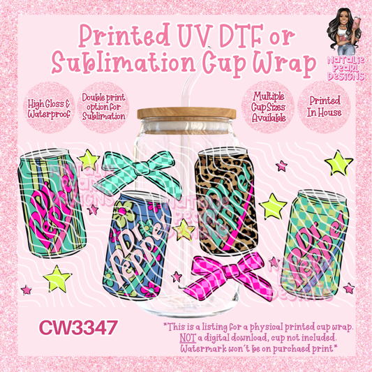 CW3347 UV DTF/SUB Cup Wraps