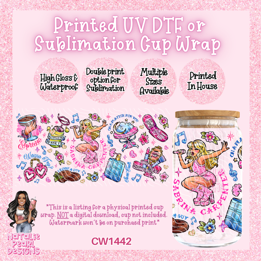 CW1442 UV DTF/SUB Cup Wrap