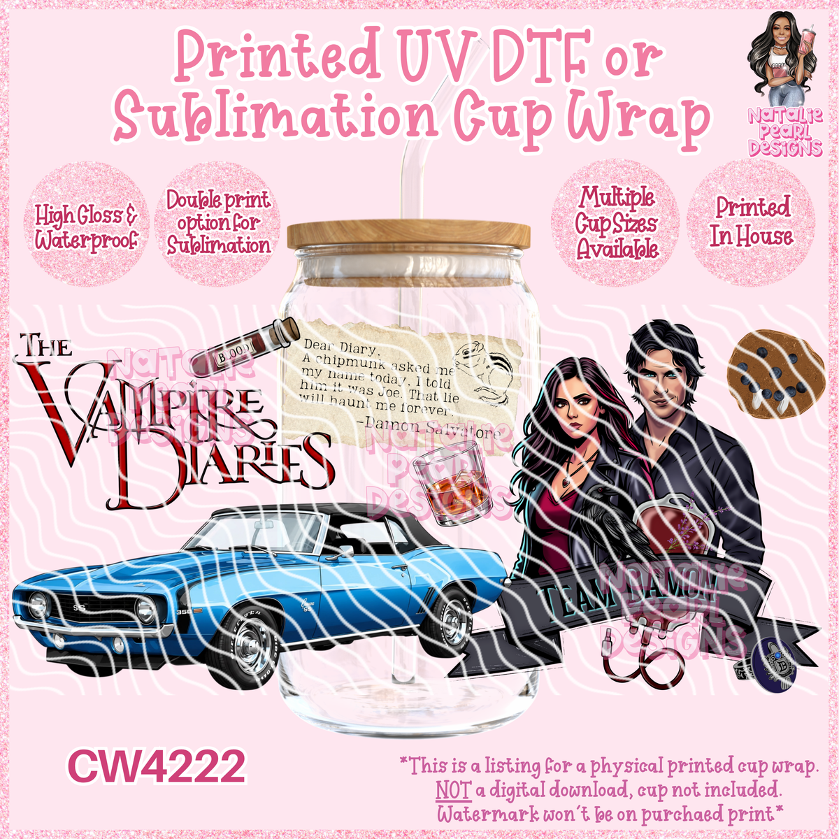 CW4222 UV DTF/SUB Cup Wraps