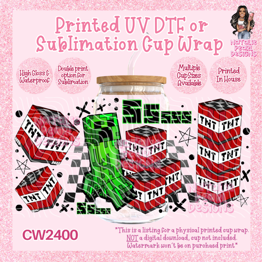 CW2400 UV DTF/SUB Cup Wraps