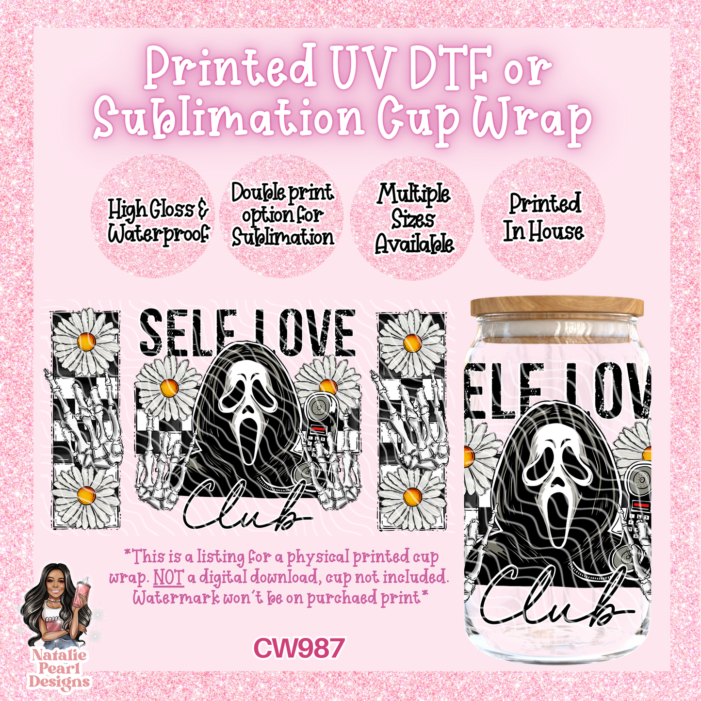 CW987 UV DTF/SUB Cup Wrap