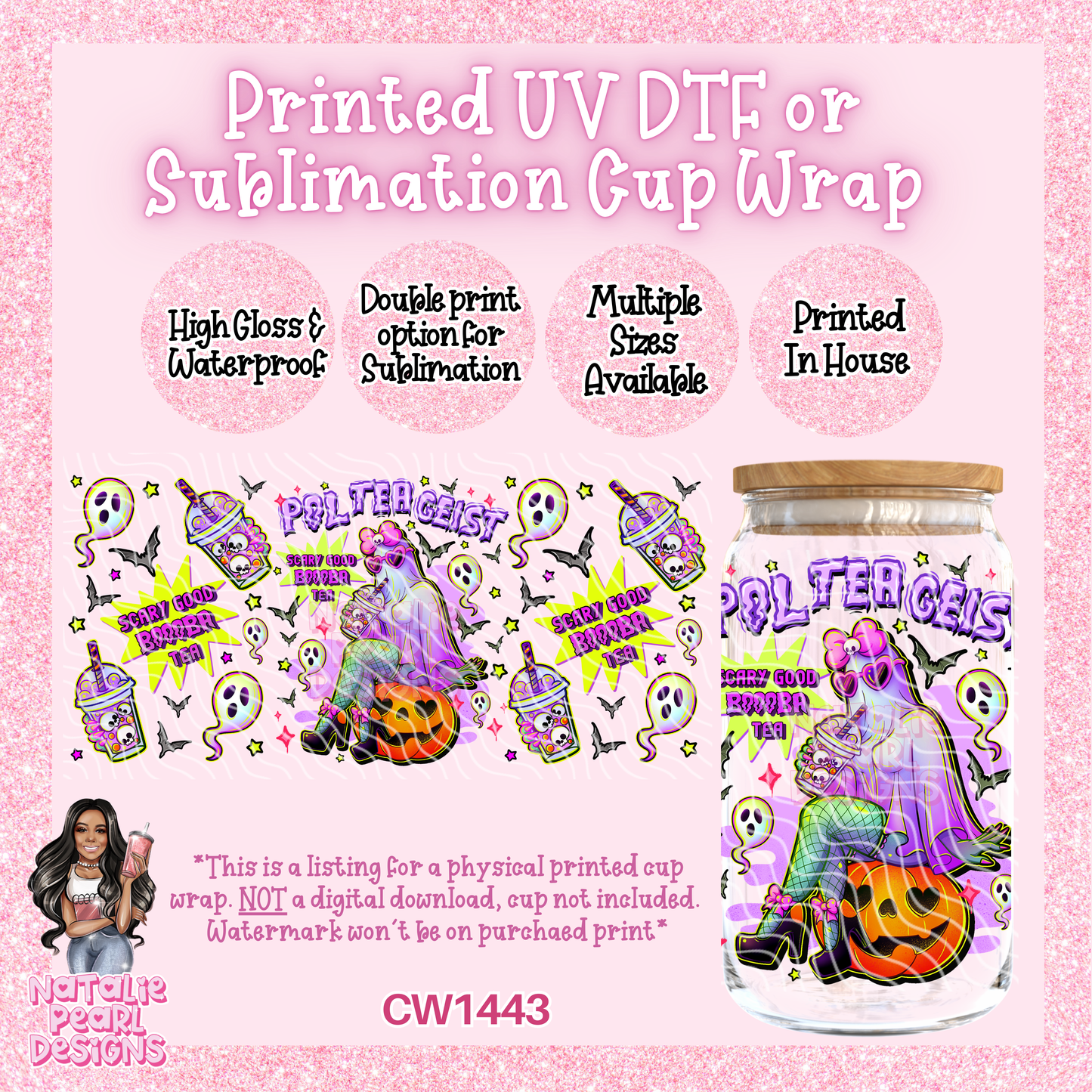 CW1443 UV DTF/SUB Cup Wrap
