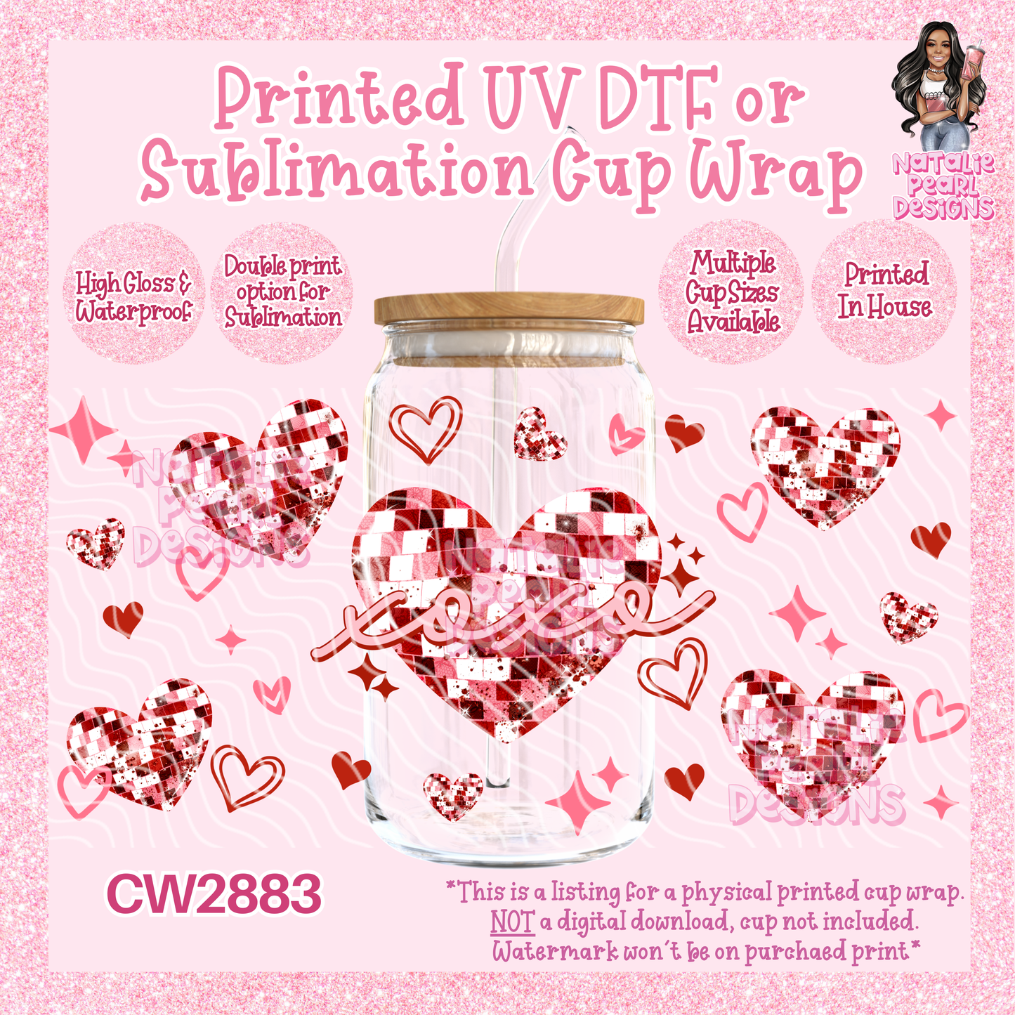 CW2883 UV DTF/SUB Cup Wraps