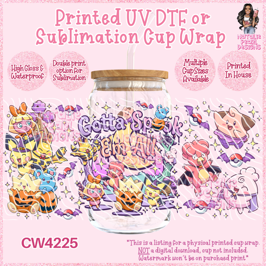CW4225 UV DTF/SUB Cup Wraps