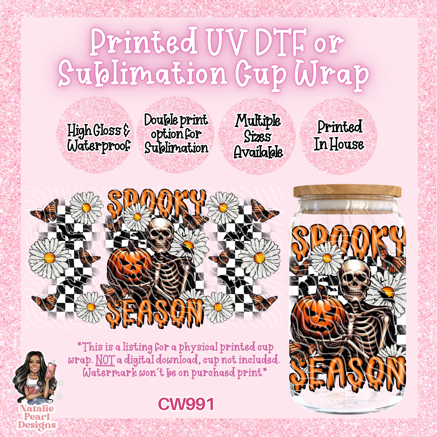 CW991 UV DTF/SUB Cup Wrap