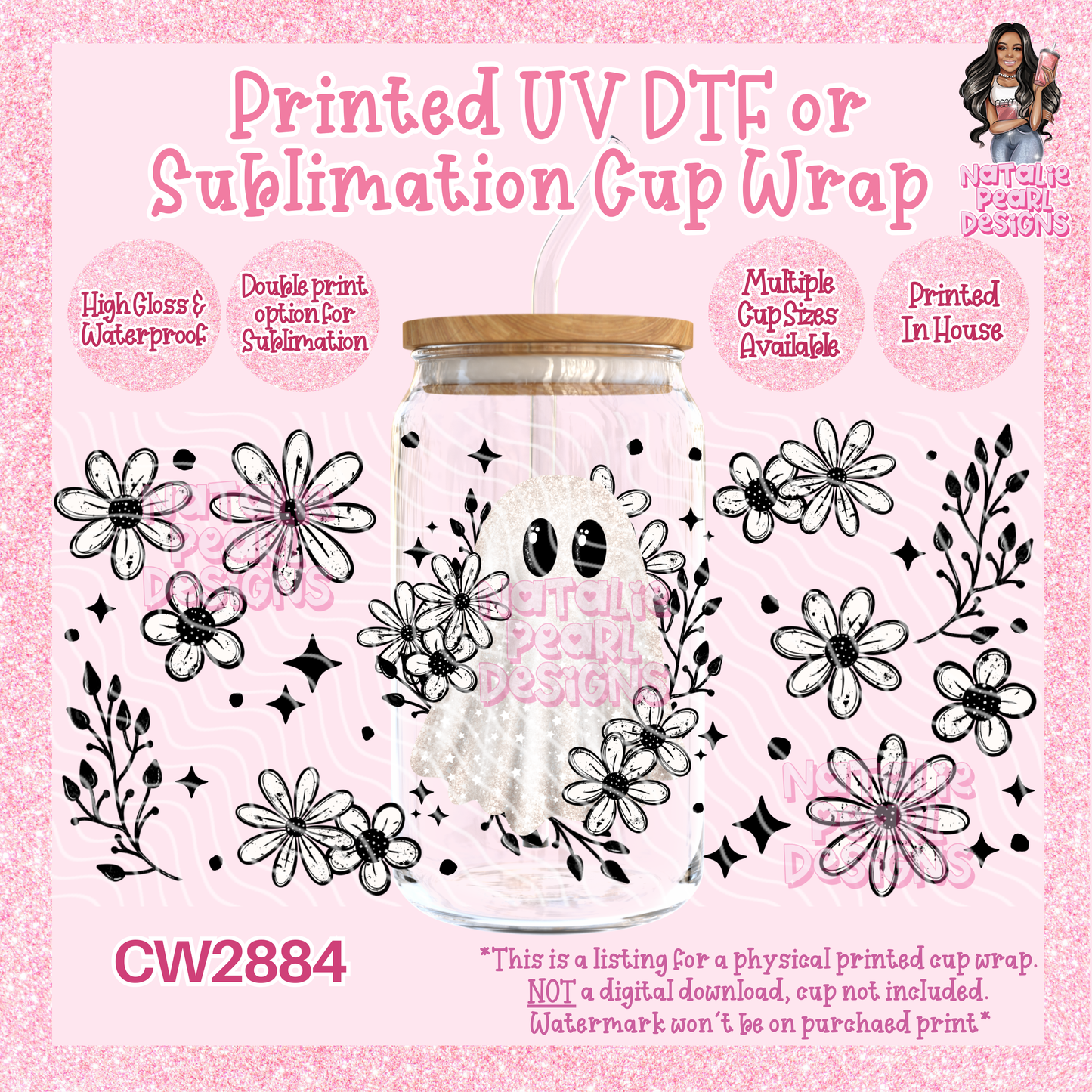 CW2884 UV DTF/SUB Cup Wraps