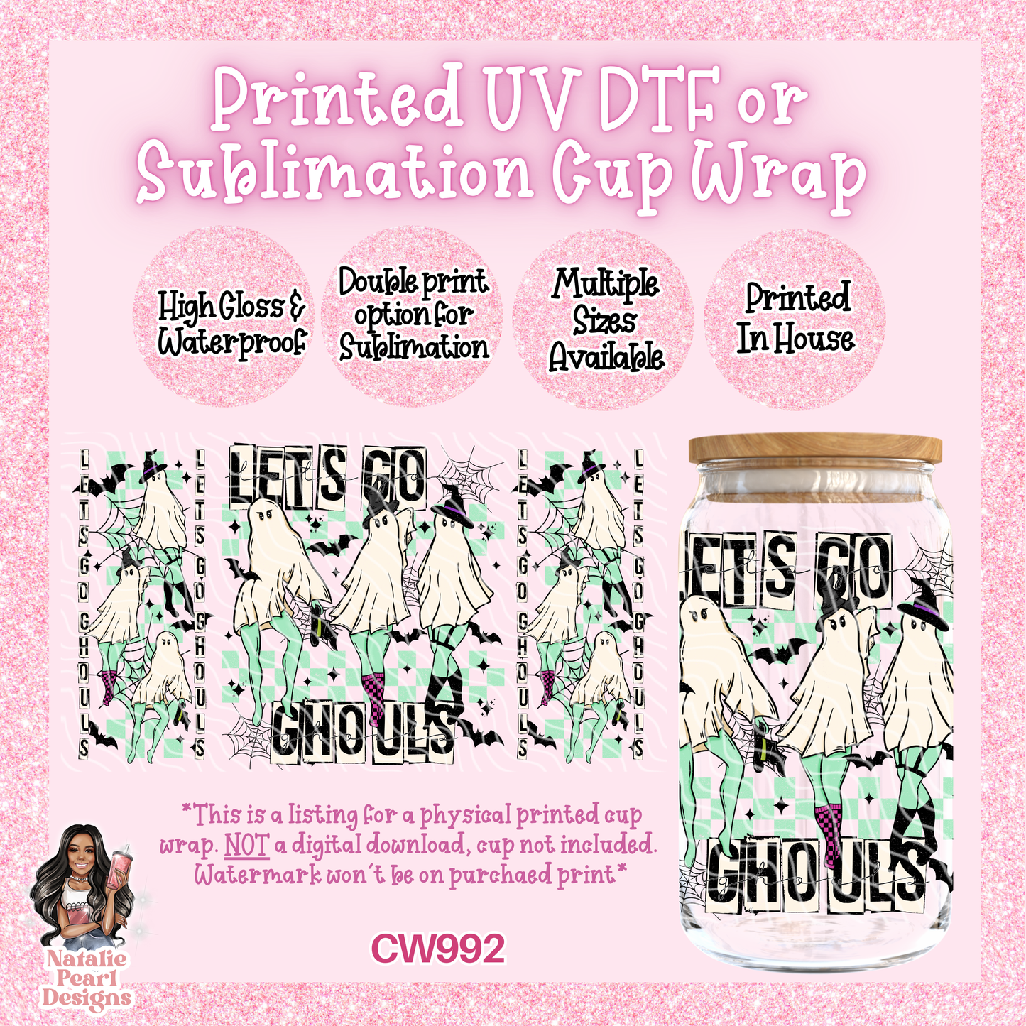 CW992 UV DTF/SUB Cup Wrap
