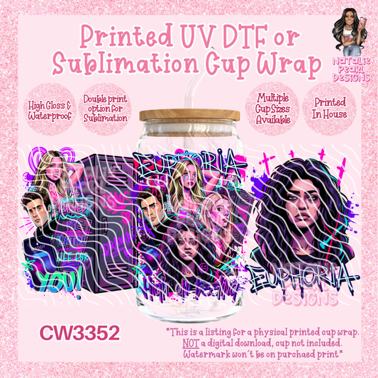 CW3352 UV DTF/SUB Cup Wraps