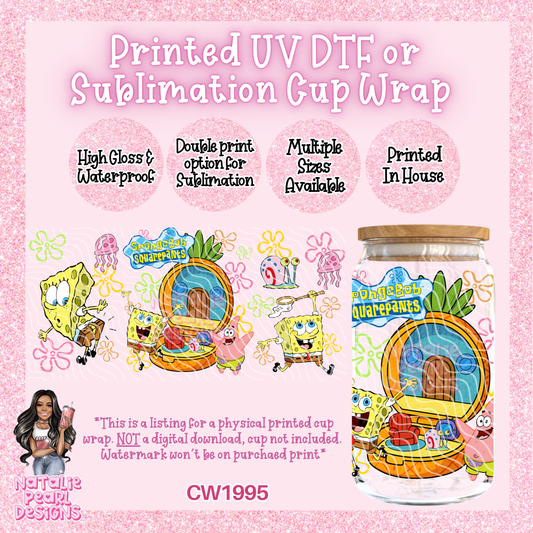 CW1995 UV DTF/SUB Cup Wraps