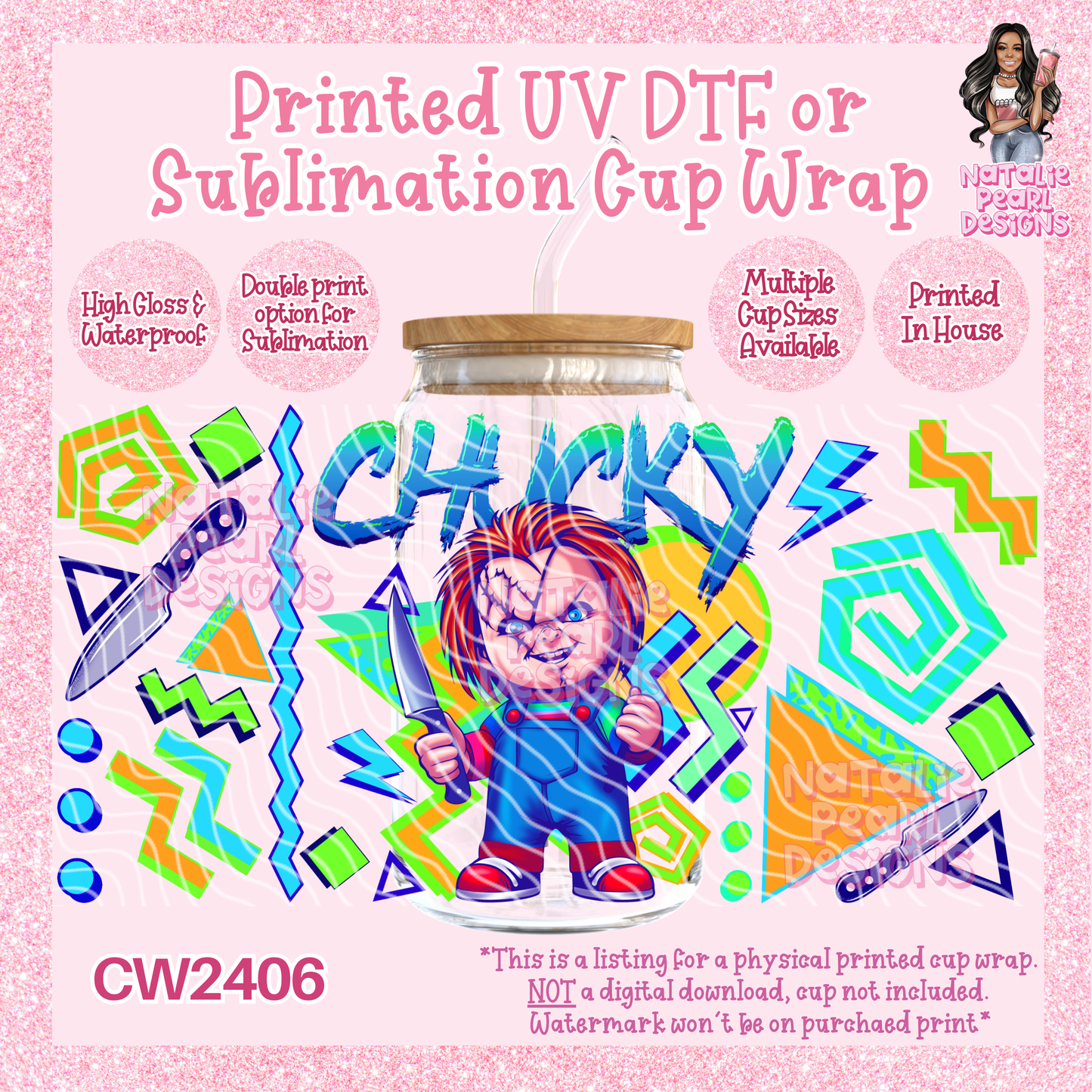 CW2406 UV DTF/SUB Cup Wraps
