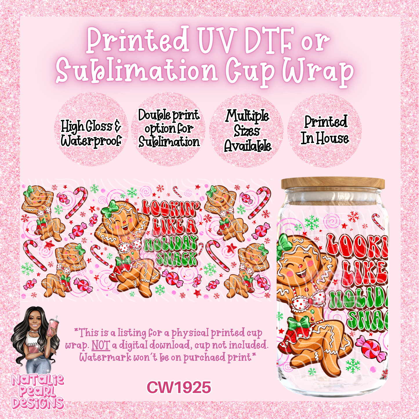 CW1925 UV DTF/SUB Cup Wraps
