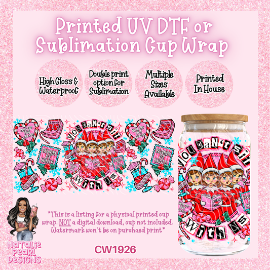 CW1926 UV DTF/SUB Cup Wraps