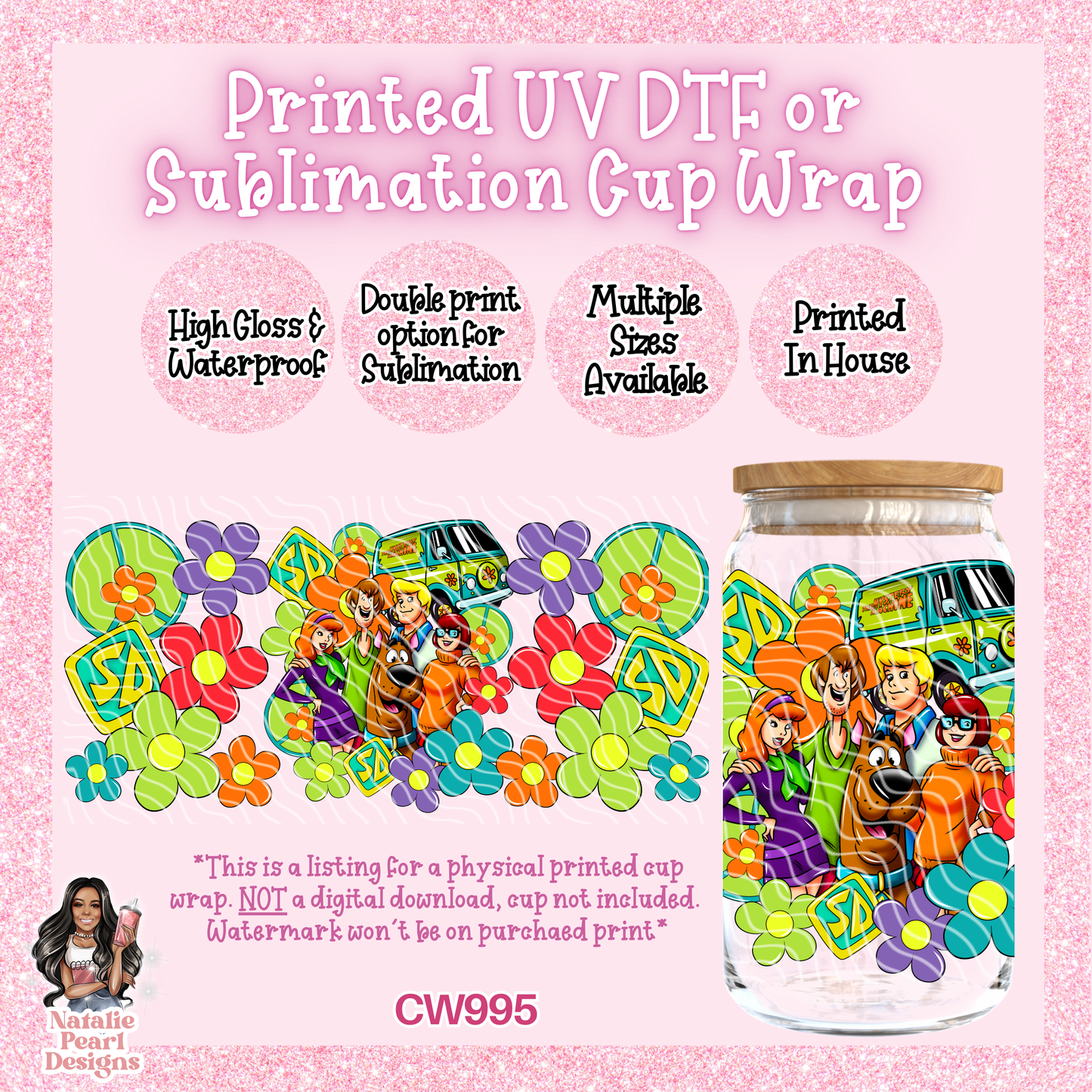 CW995 UV DTF/SUB Cup Wrap
