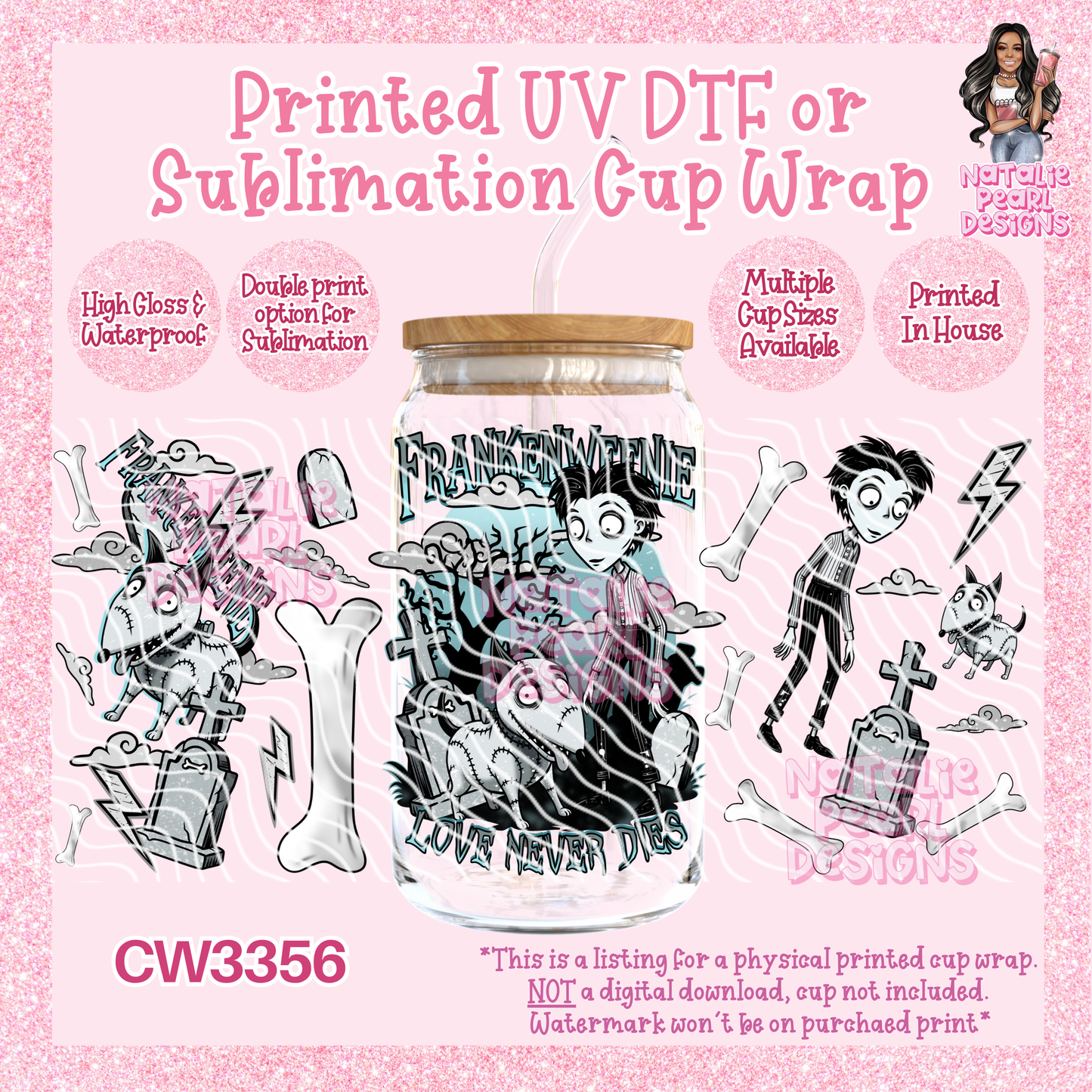 CW3356 UV DTF/SUB Cup Wraps