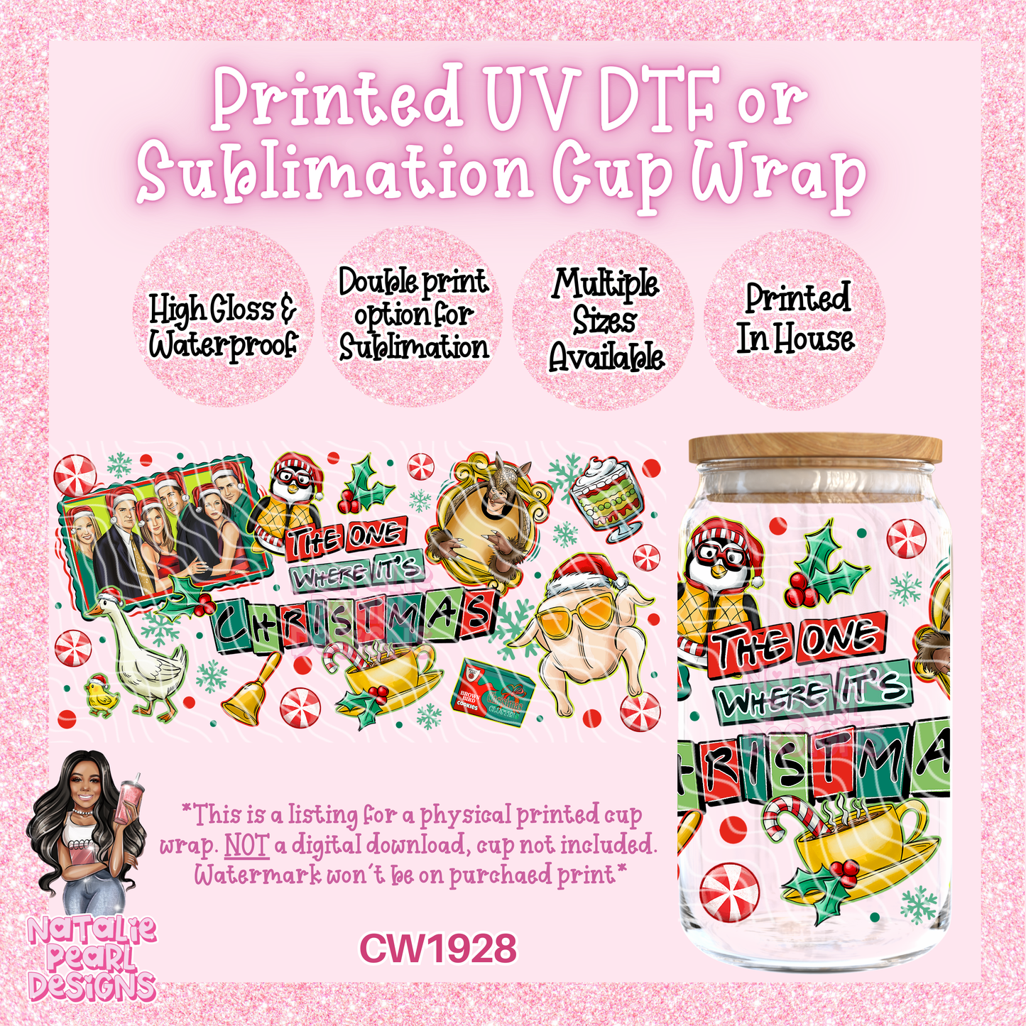 CW1928 UV DTF/SUB Cup Wraps