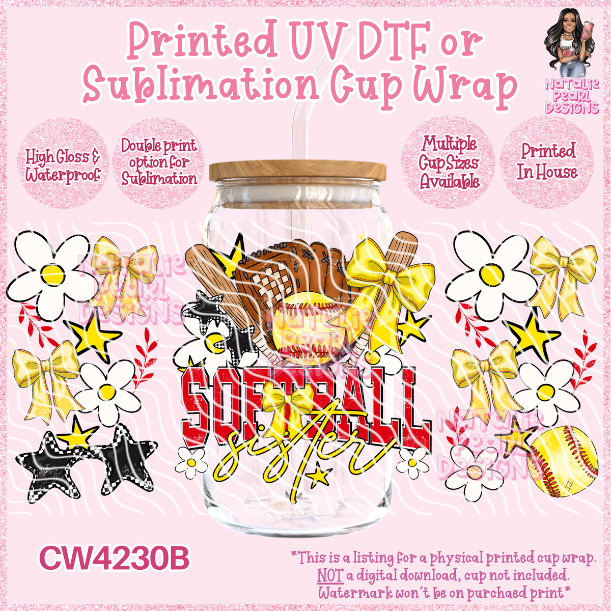 CW4230B UV DTF/SUB Cup Wraps
