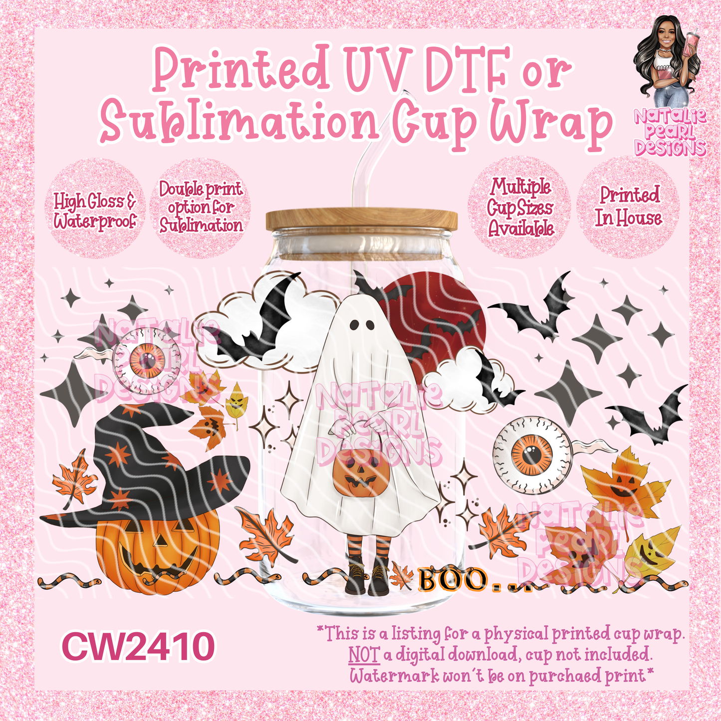 CW2410 UV DTF/SUB Cup Wraps