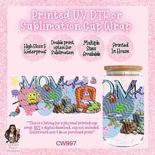 CW997 UV DTF/SUB Cup Wrap