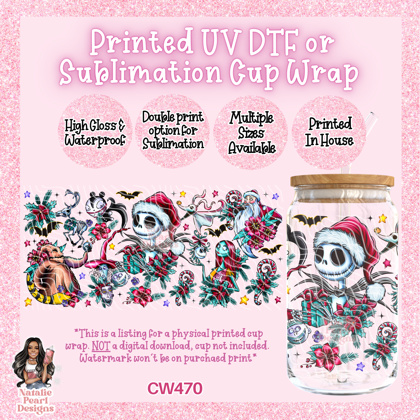 CW470 UV DTF/SUB Cup Wrap