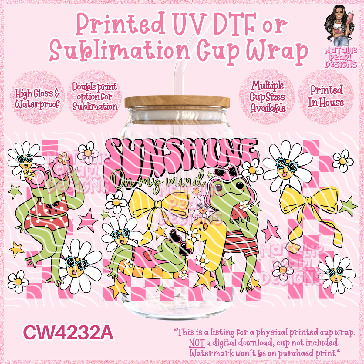 CW4232A UV DTF/SUB Cup Wraps