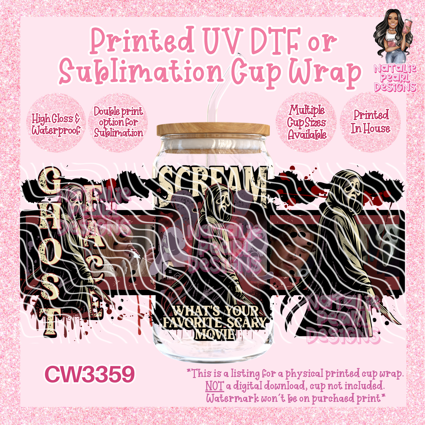 CW3359 UV DTF/SUB Cup Wraps