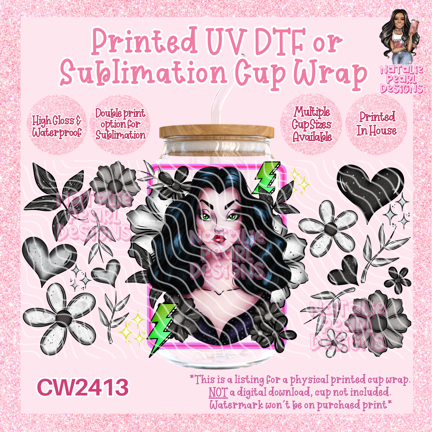 CW2413 UV DTF/SUB Cup Wraps