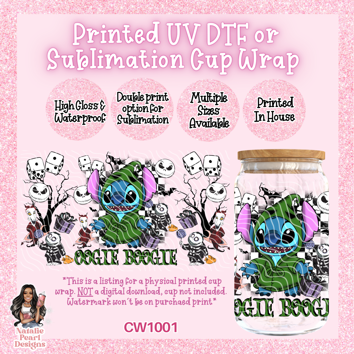CW1001 UV DTF/SUB Cup Wrap