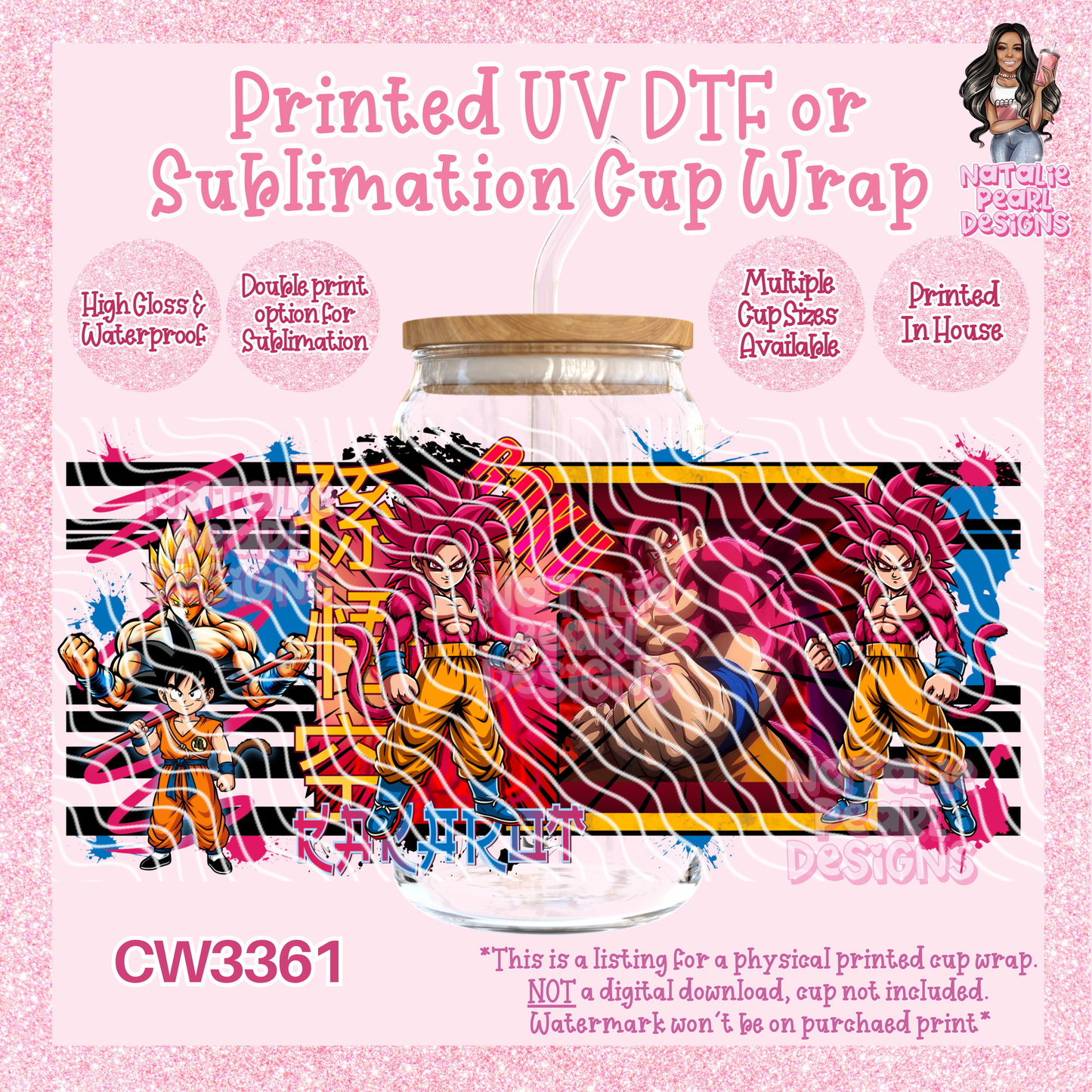 CW3361 UV DTF/SUB Cup Wraps
