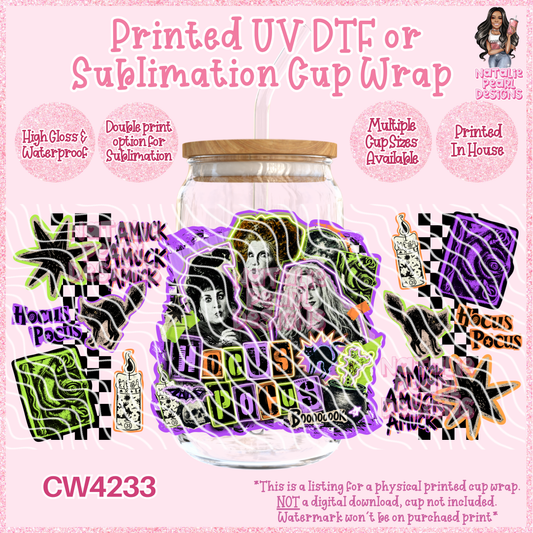 CW4233 UV DTF/SUB Cup Wraps
