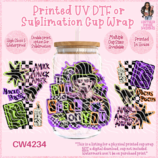 CW4234 UV DTF/SUB Cup Wraps