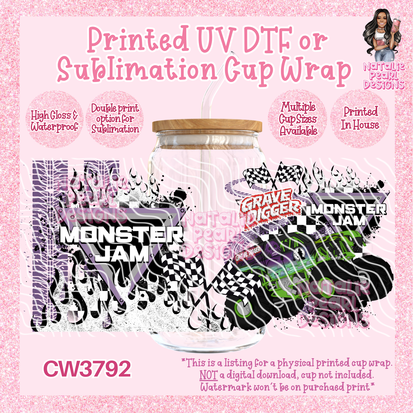 CW3792 UV DTF/SUB Cup Wraps