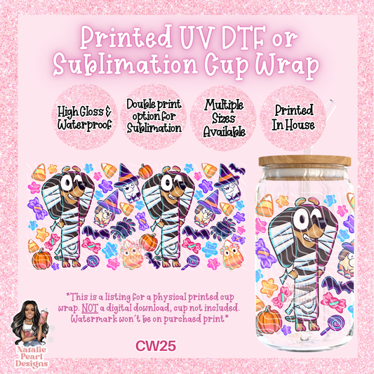 CW25 UV DTF/SUB Cup Wrap