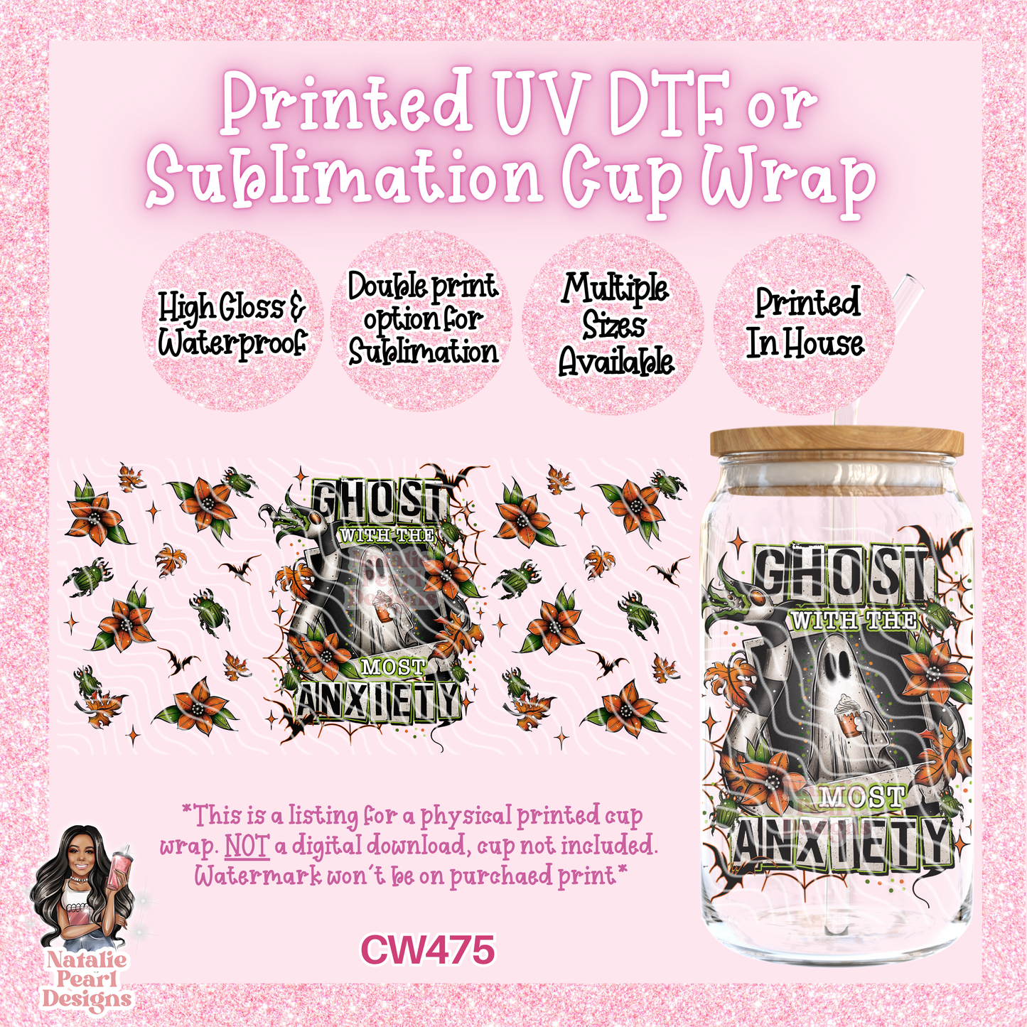 CW475 UV DTF/SUB Cup Wrap