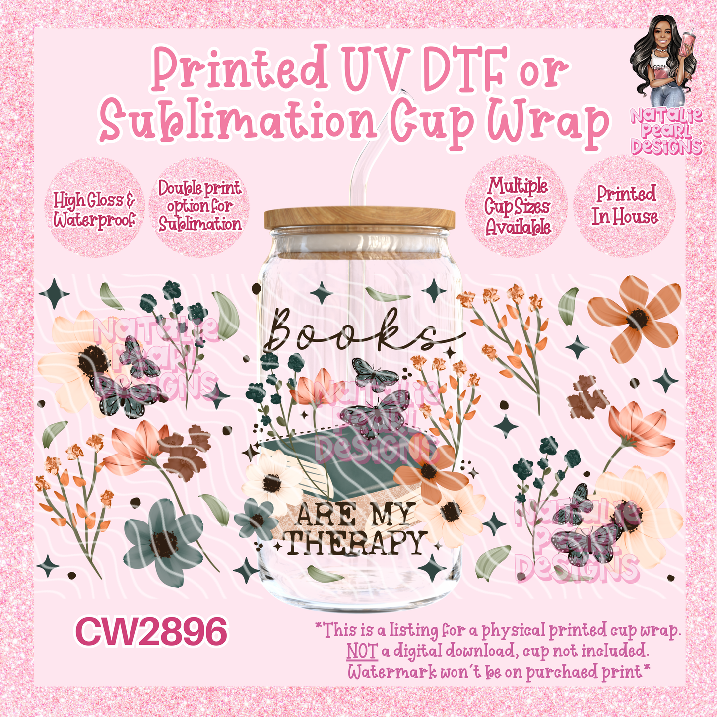 CW2896 UV DTF/SUB Cup Wraps