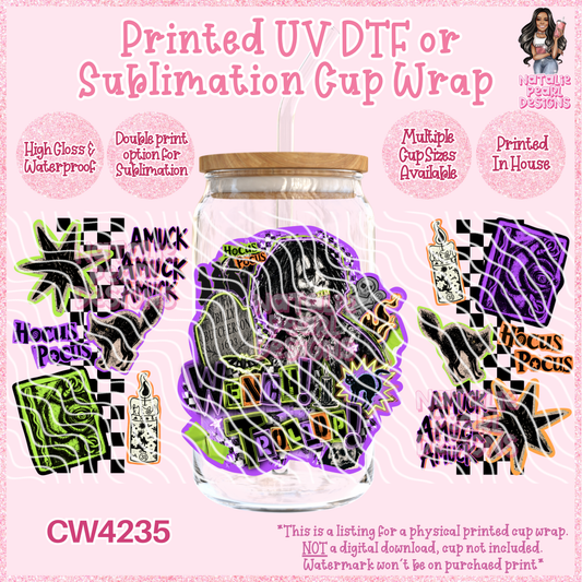 CW4235 UV DTF/SUB Cup Wraps