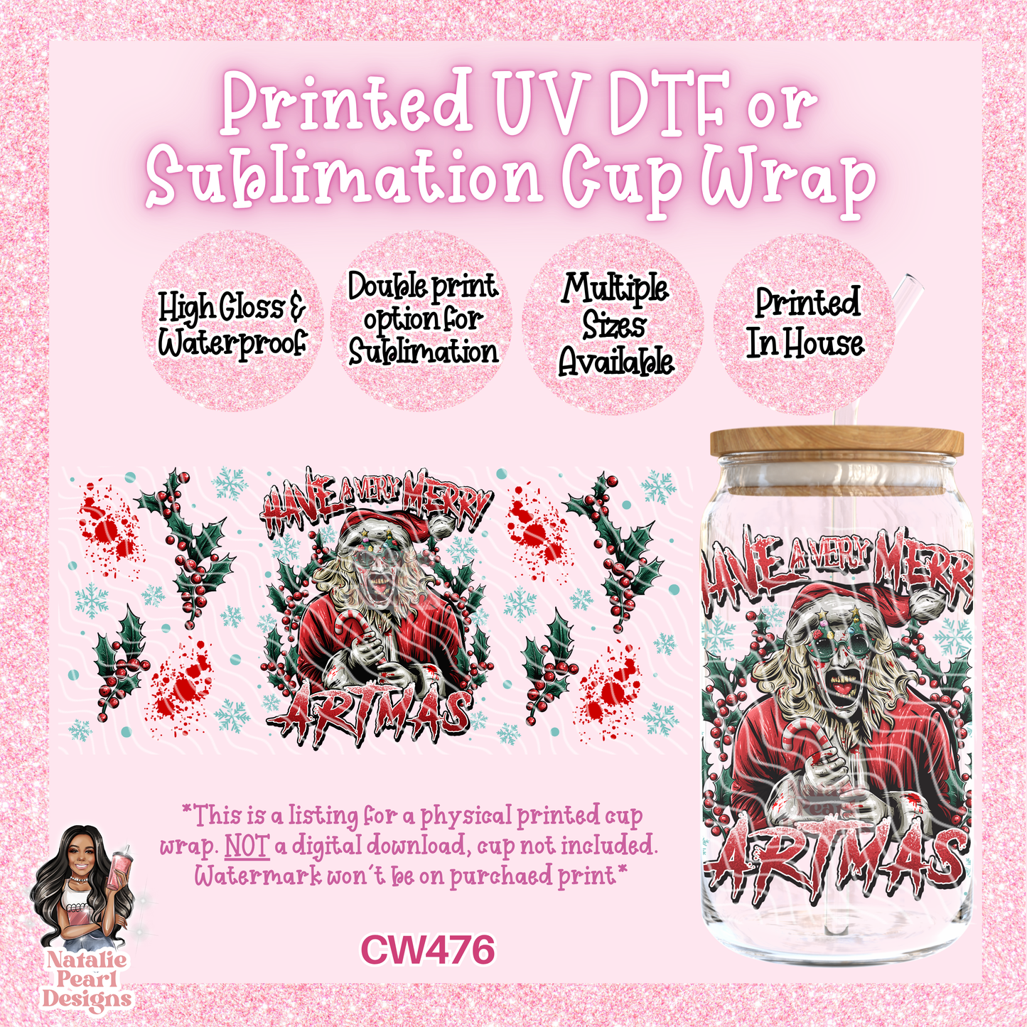 CW476 UV DTF/SUB Cup Wrap