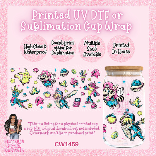 CW1459 UV DTF/SUB Cup Wrap