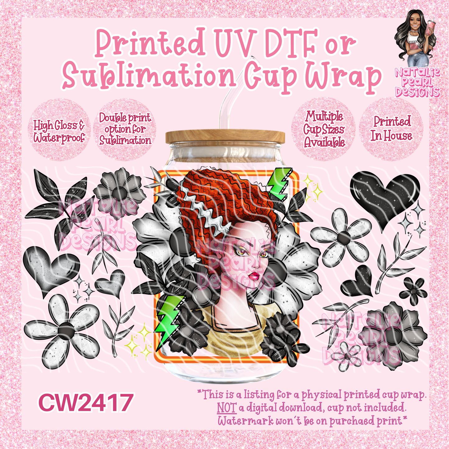 CW2417 UV DTF/SUB Cup Wraps